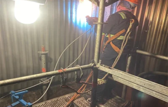 Arc Spray Coating Boiler Tube
