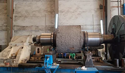 Coating And Grinding Of Roll
