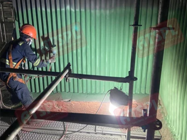 Boiler Tube Coating On Water Wall Tube